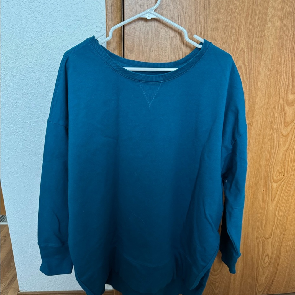 Terra & Sky Teal Pullover Top